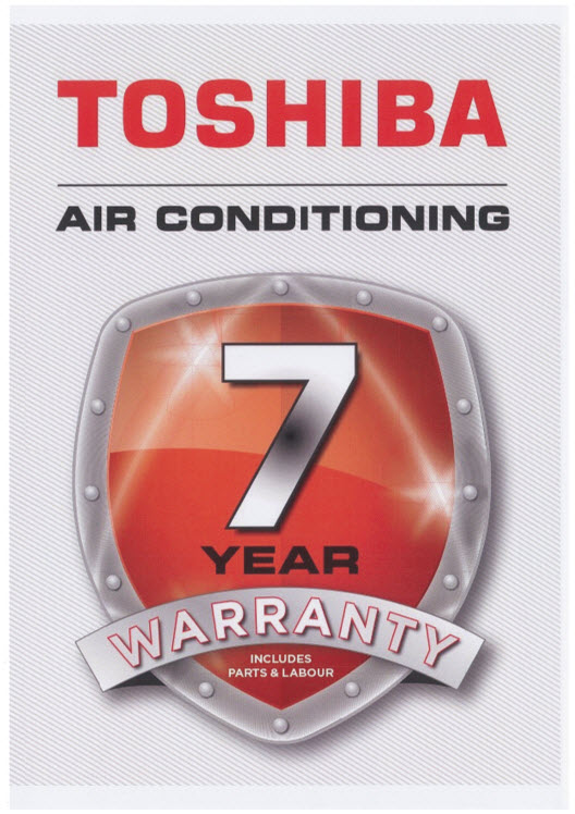 Toshiba 7 Year Warranty